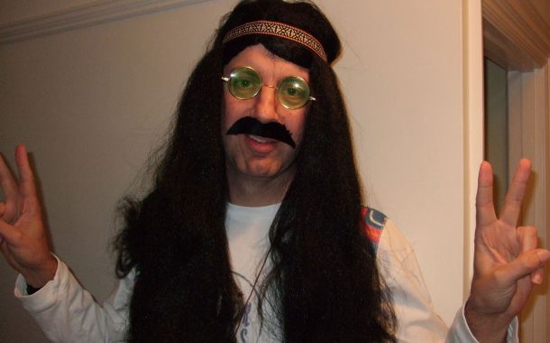 Hippy man Kevin Webber